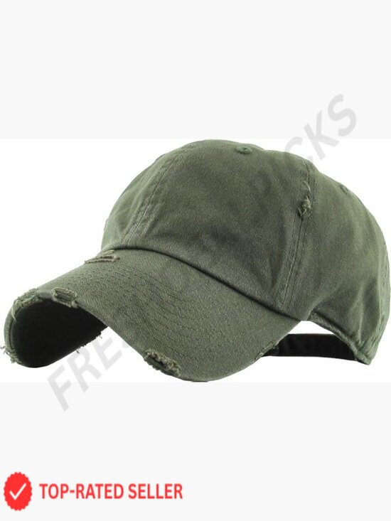 Vintage Washed Dad Hat Baseball Cap Adjustable Unisex Cotton Headwear